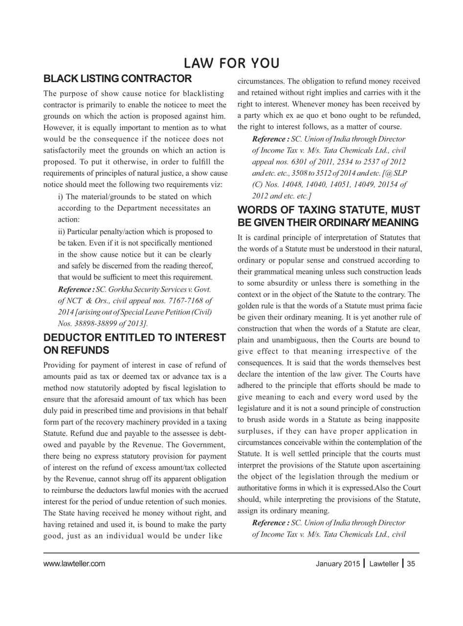 Lawteller – A Legal Awareness Magazine Preview Pages