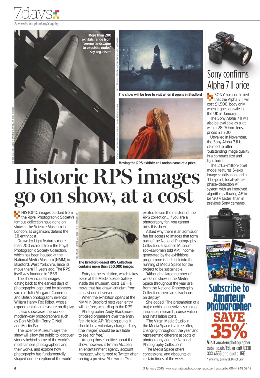Amateur Photographer Preview Pages