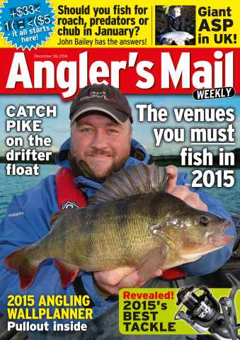 Anglers Mail issue 30th December 2014