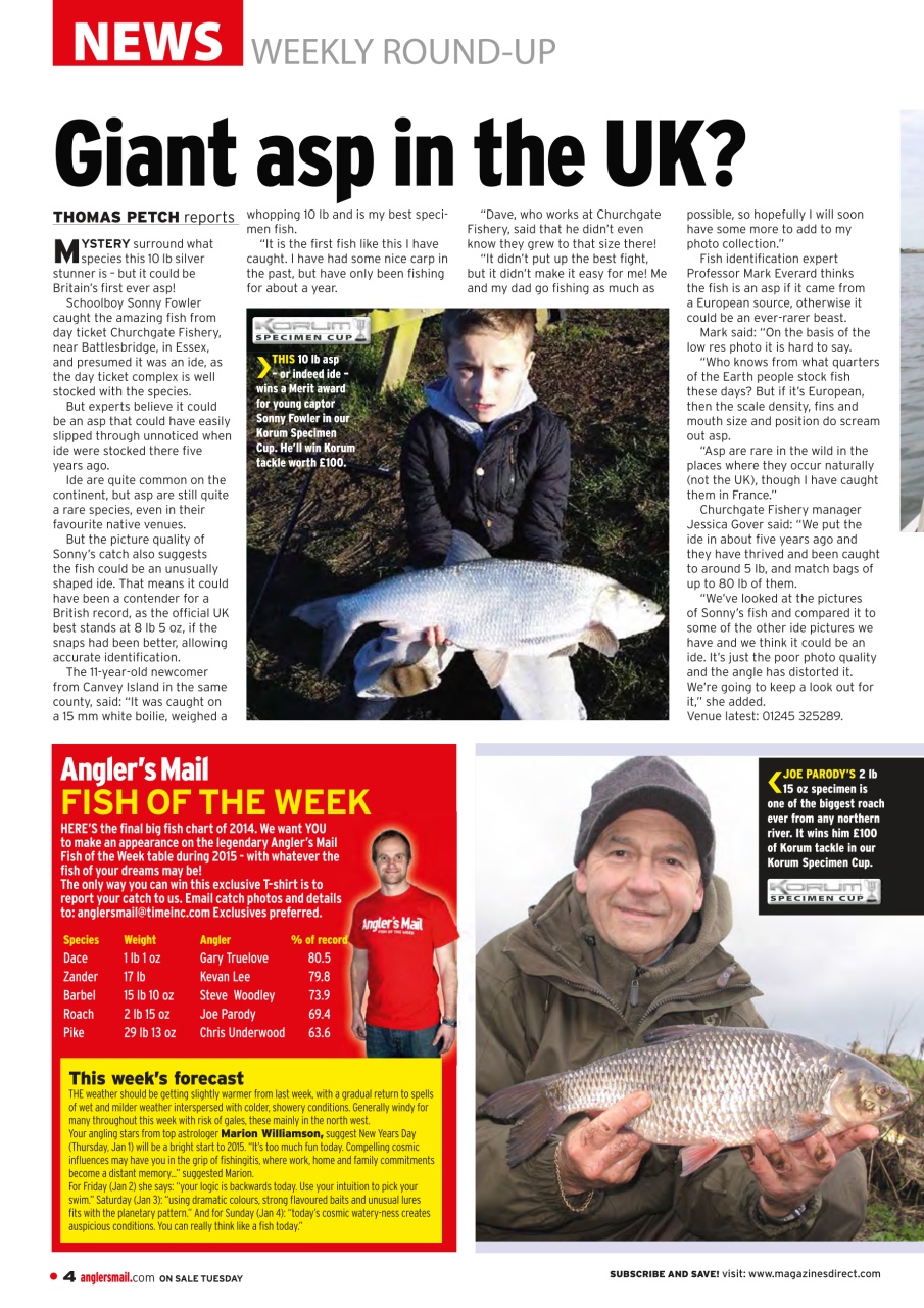 Anglers Mail Preview Pages