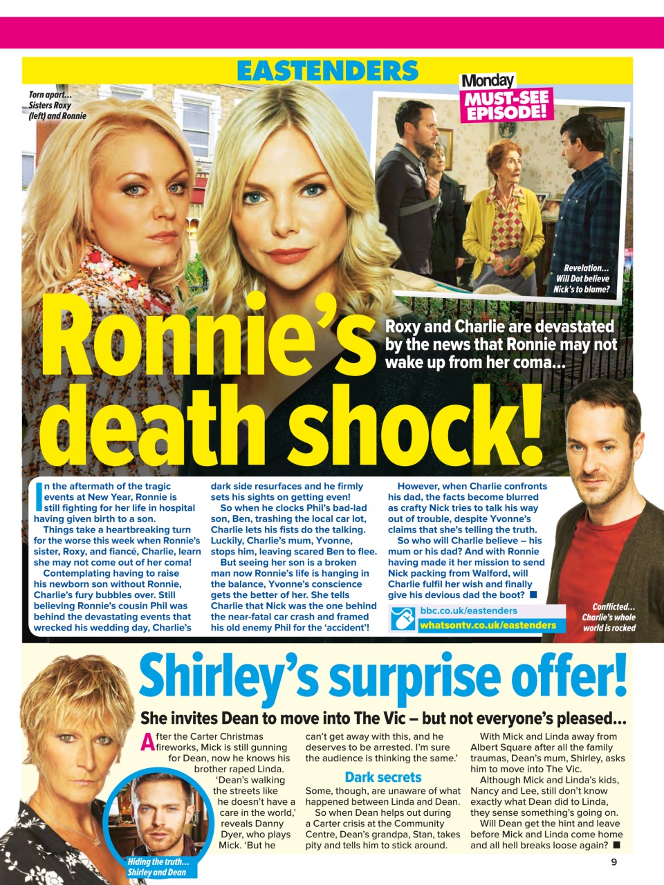 What's on TV Preview Pages