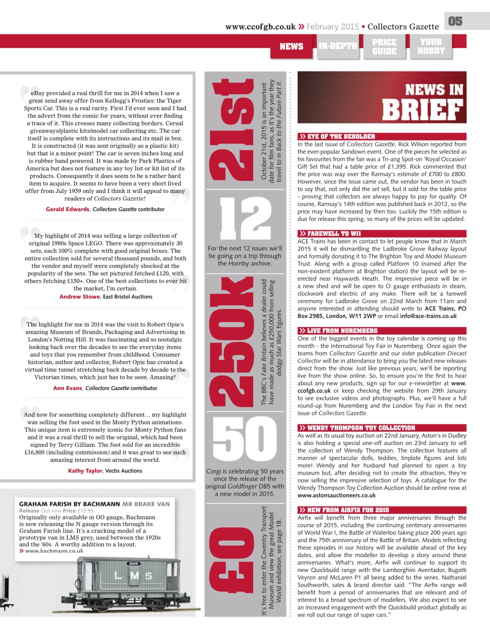 Collectors Gazette Preview Pages