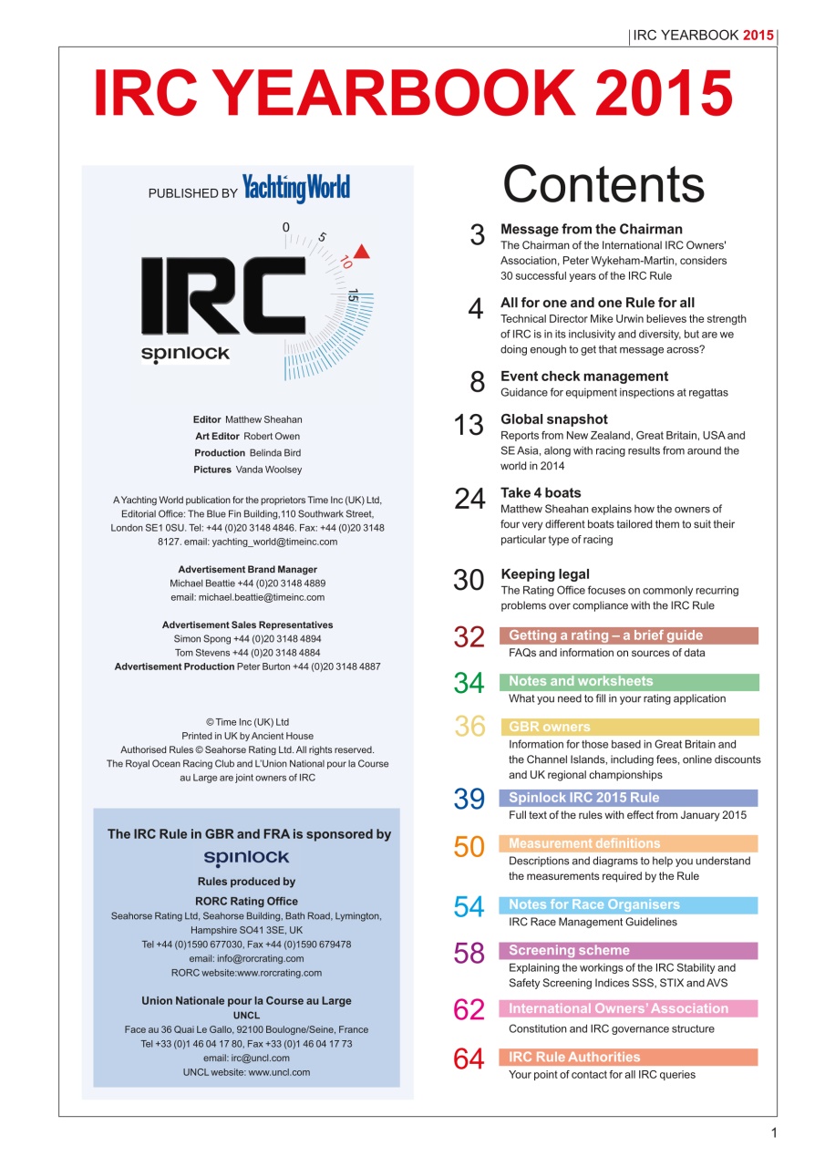 Yachting World Preview Pages