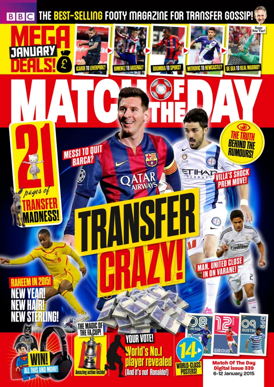 Match of the Day Preview Pages