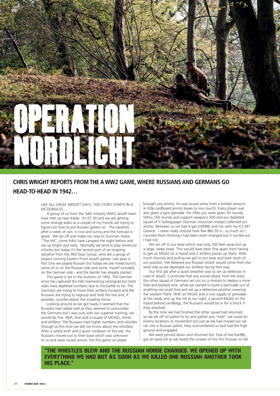 Airsoft Action Preview Pages