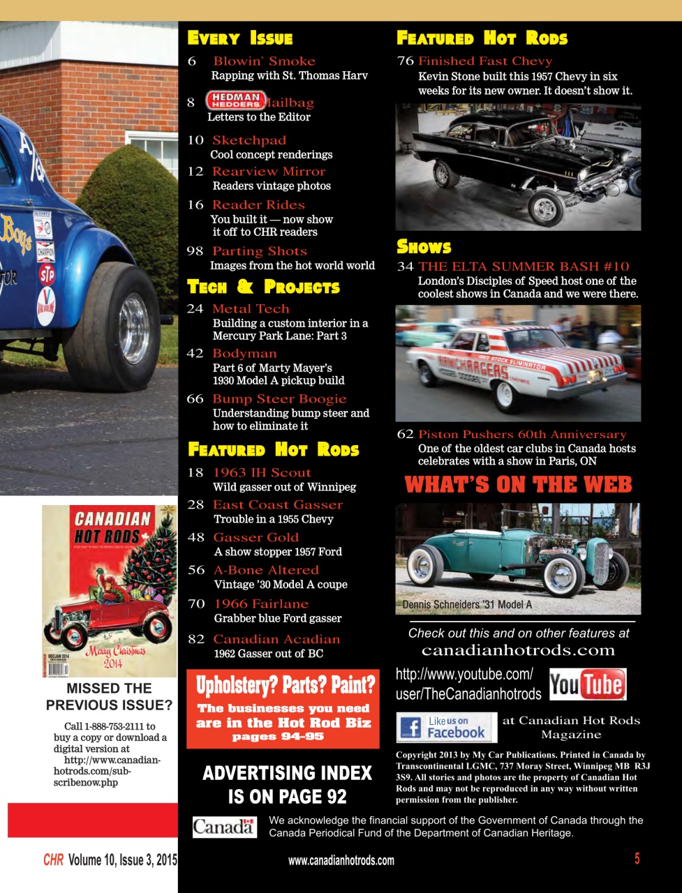 Canadian Hot Rods Preview Pages