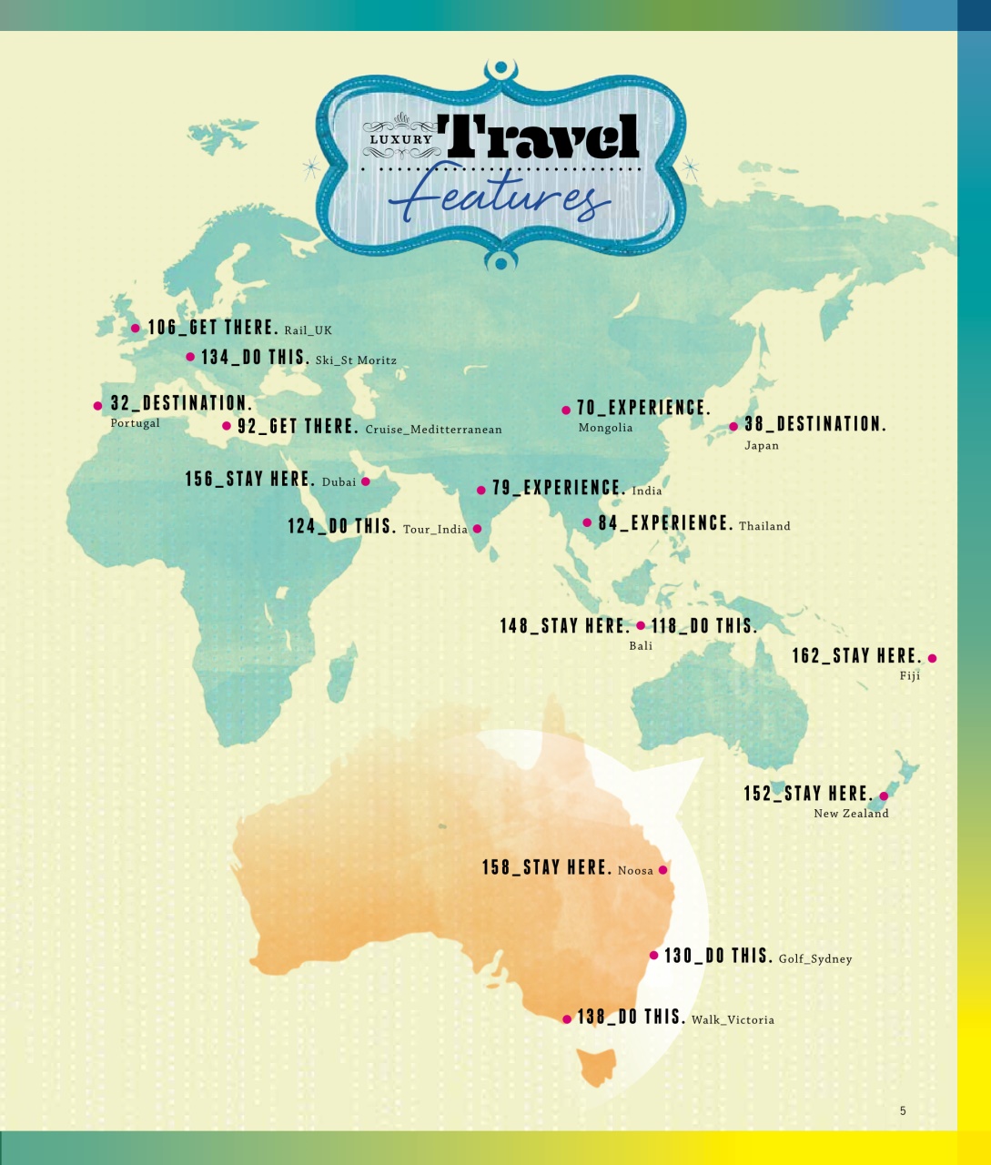 Luxury Travel Preview Pages