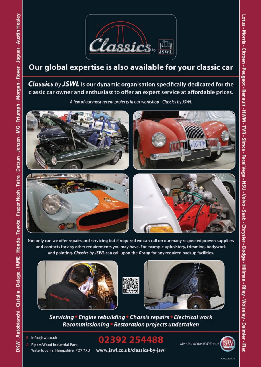 Classic Motoring Preview Pages