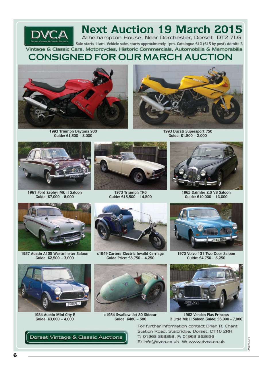 Classic Motoring Preview Pages