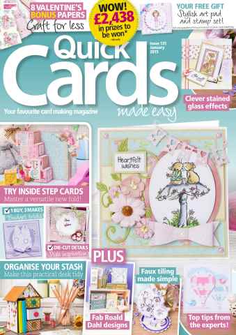 Quick Cards Made Easy issue January 2015