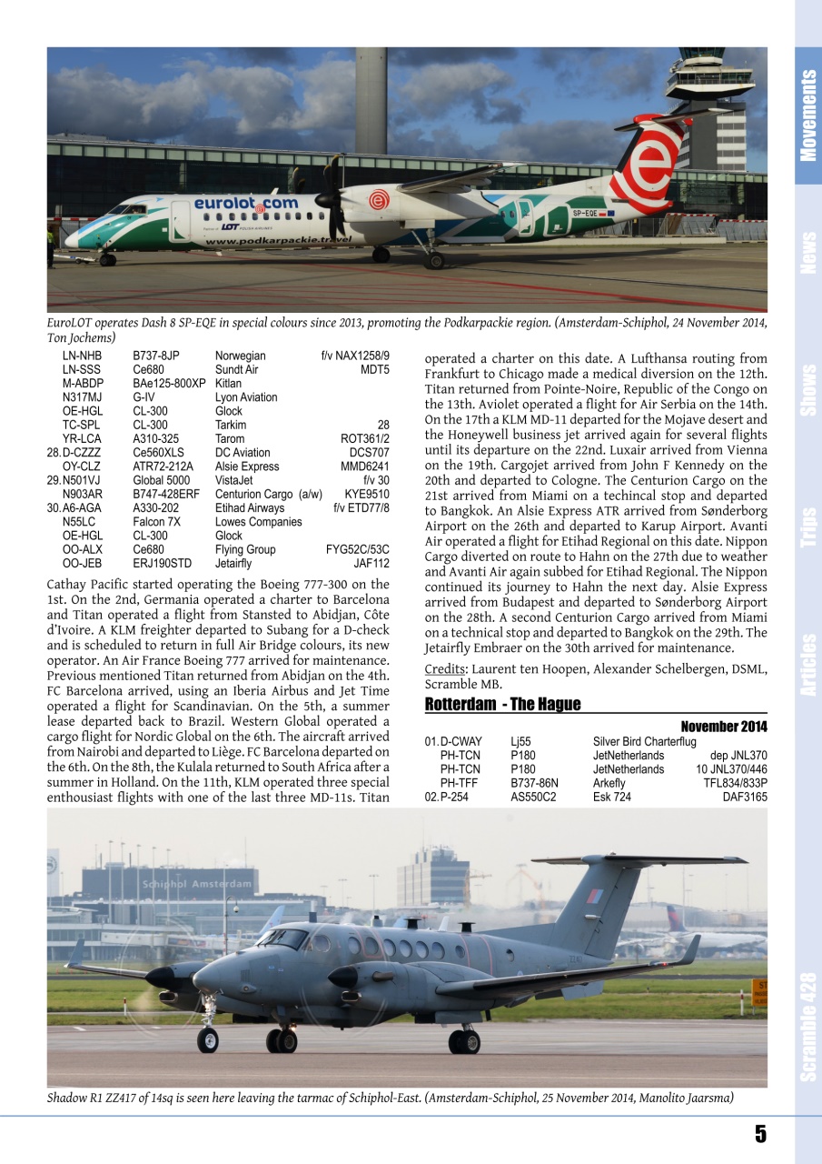 Scramble Magazine Preview Pages