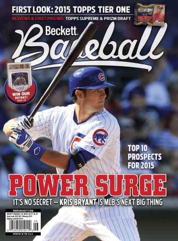 Beckett Baseball Magazine issue February 2015