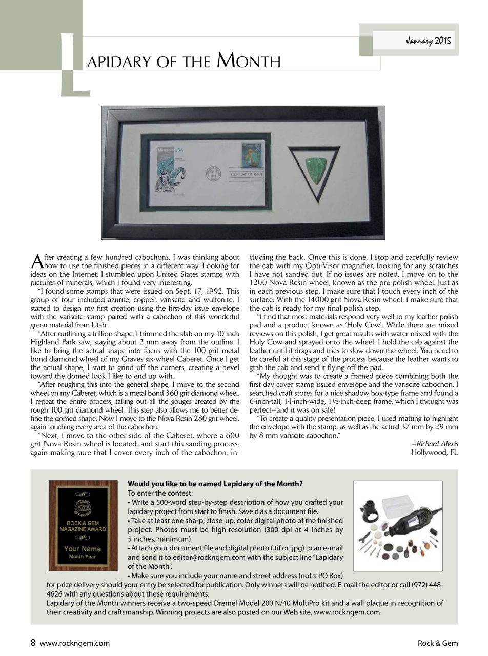 Rock&Gem Magazine Preview Pages