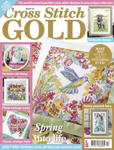 Cross Stitch Gold issue January 2015