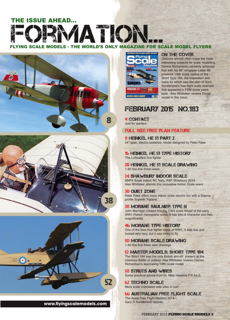 Flying Scale Models Preview Pages