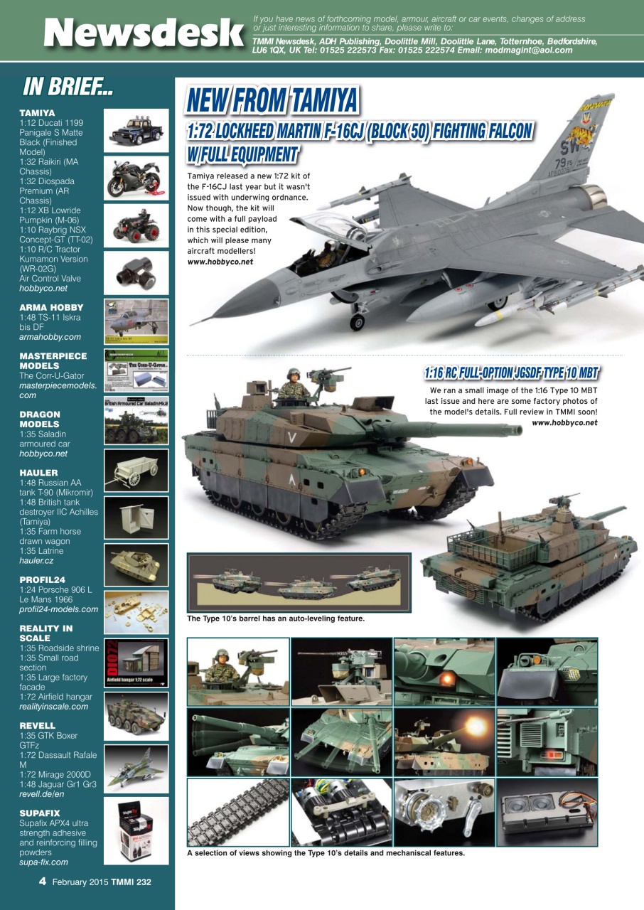 Tamiya Model Magazine Preview Pages