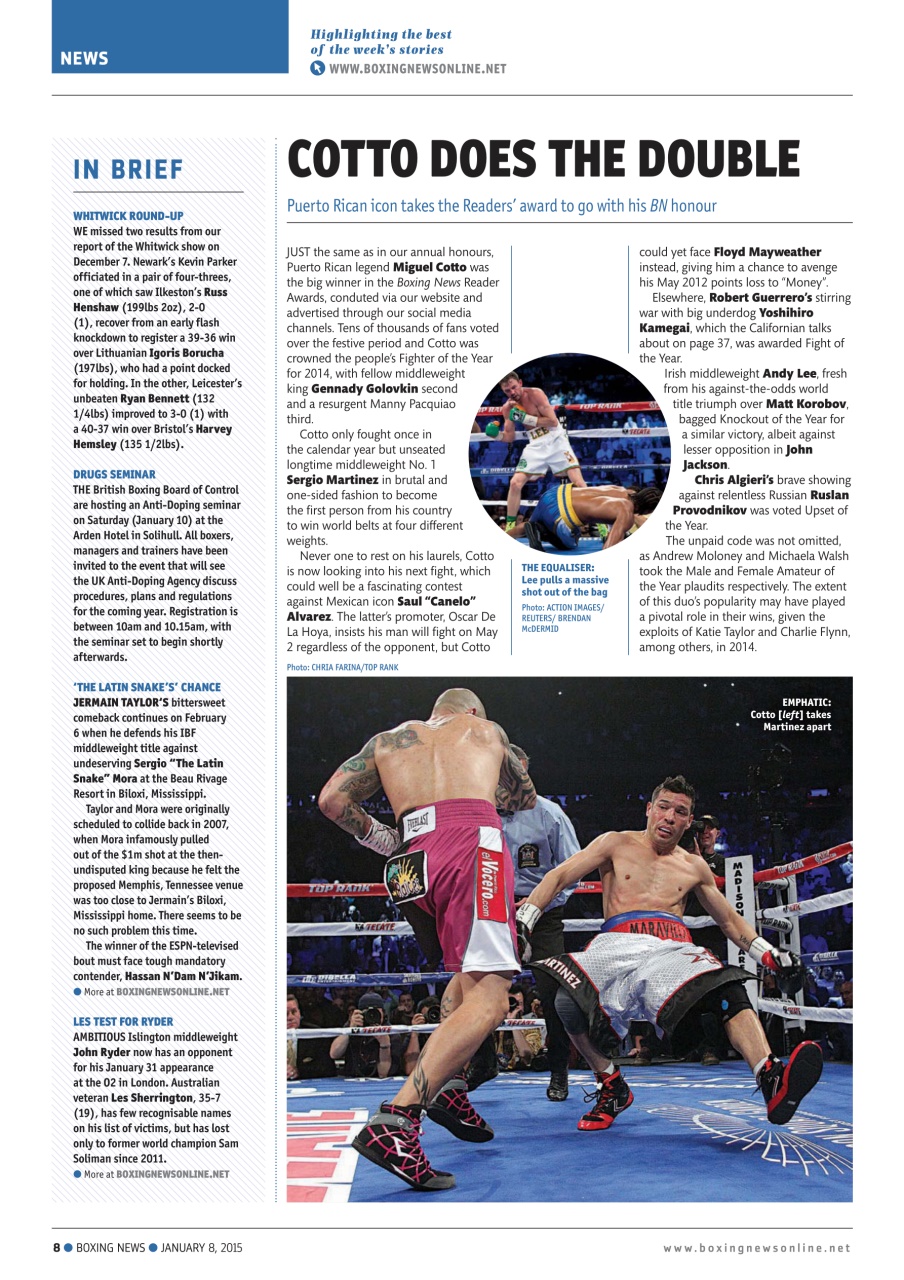 Boxing News Preview Pages