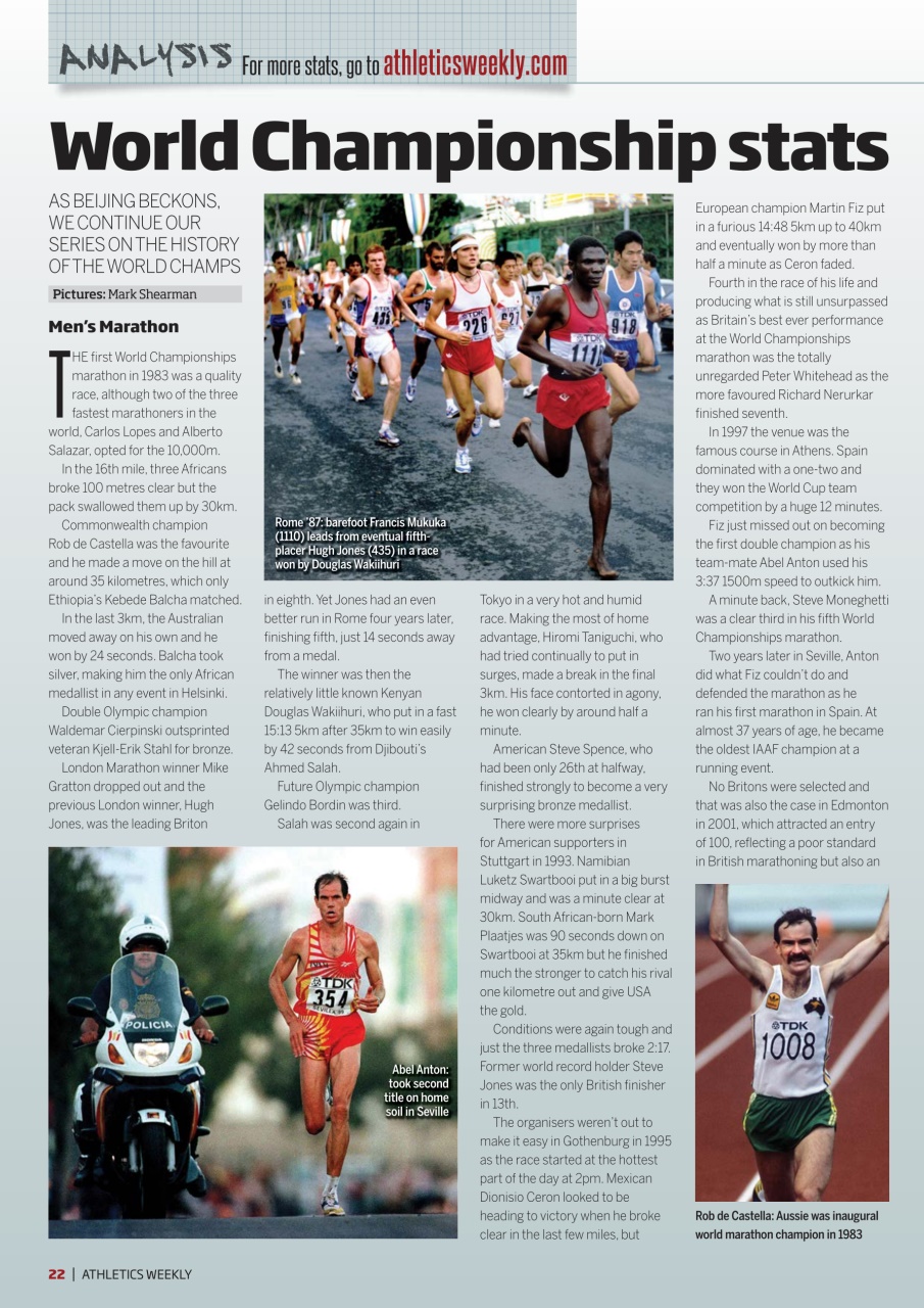AW – Athletics Weekly Magazine Preview Pages
