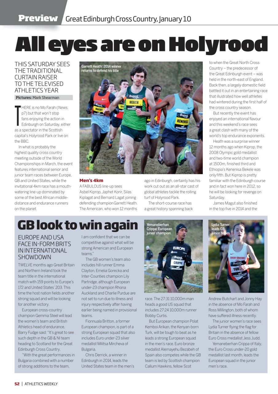 AW – Athletics Weekly Magazine Preview Pages