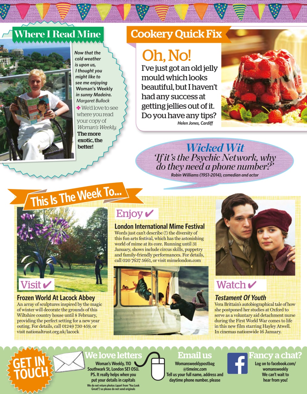 Woman's Weekly Preview Pages