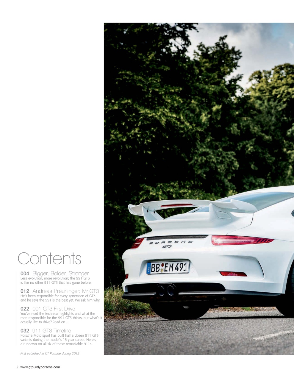 GT Porsche Preview Pages