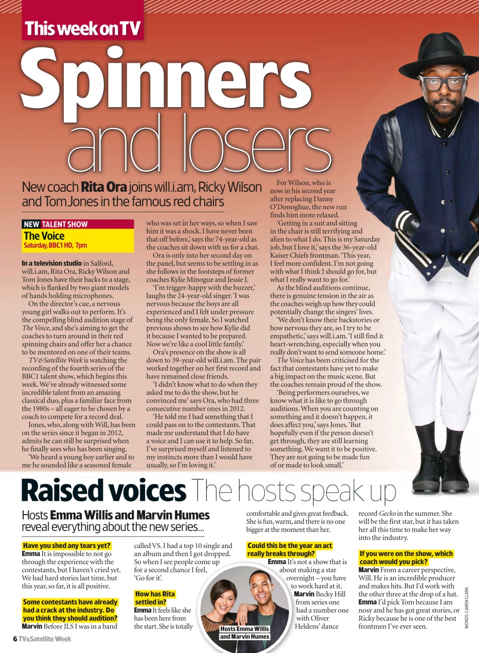 TV & Satellite Week Preview Pages