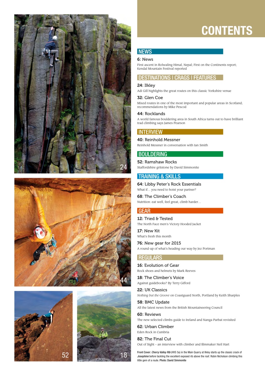 Climber Preview Pages