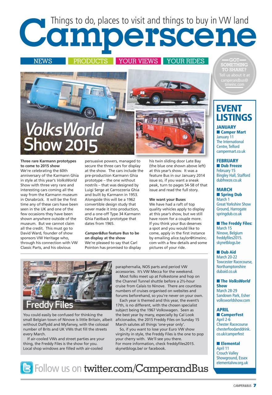 VW Camper Preview Pages