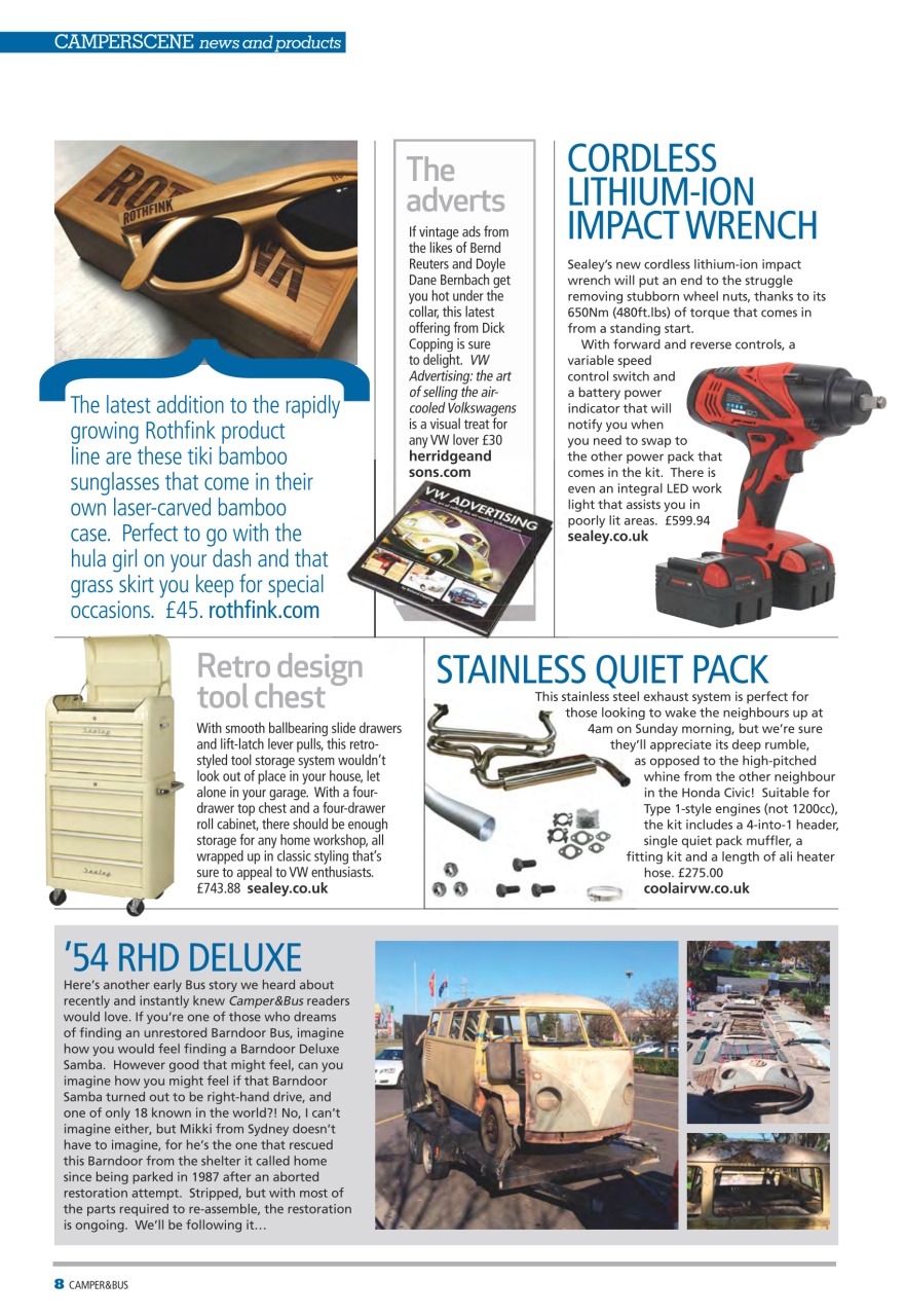 VW Camper Preview Pages