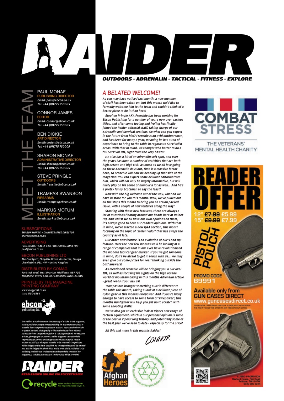 Raider Preview Pages