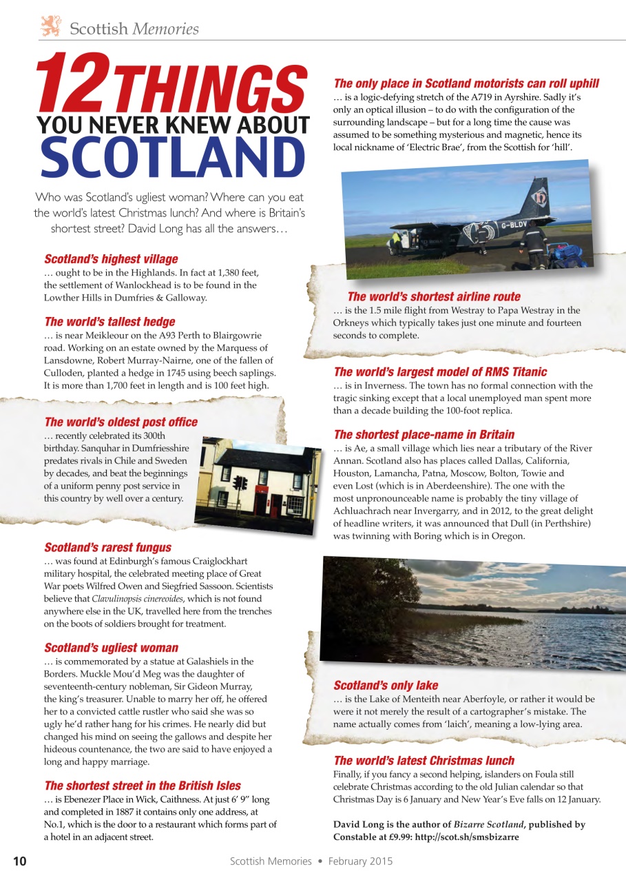 Scottish Memories Preview Pages