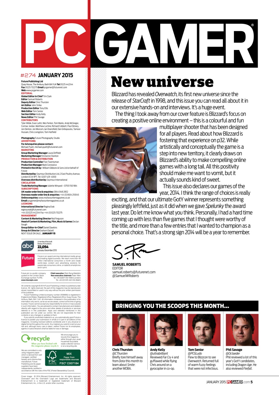 PC Gamer (UK Edition) Preview Pages