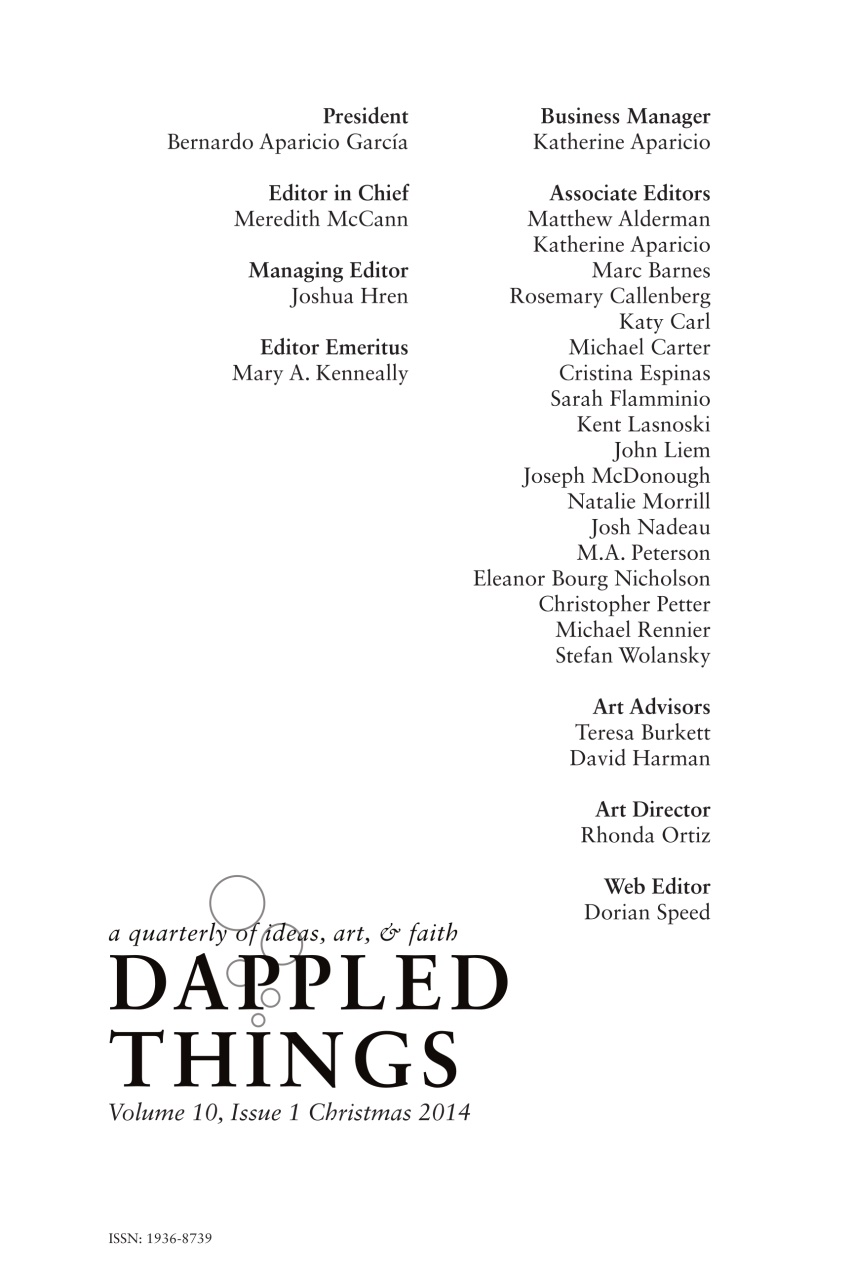 Dappled Things Preview Pages