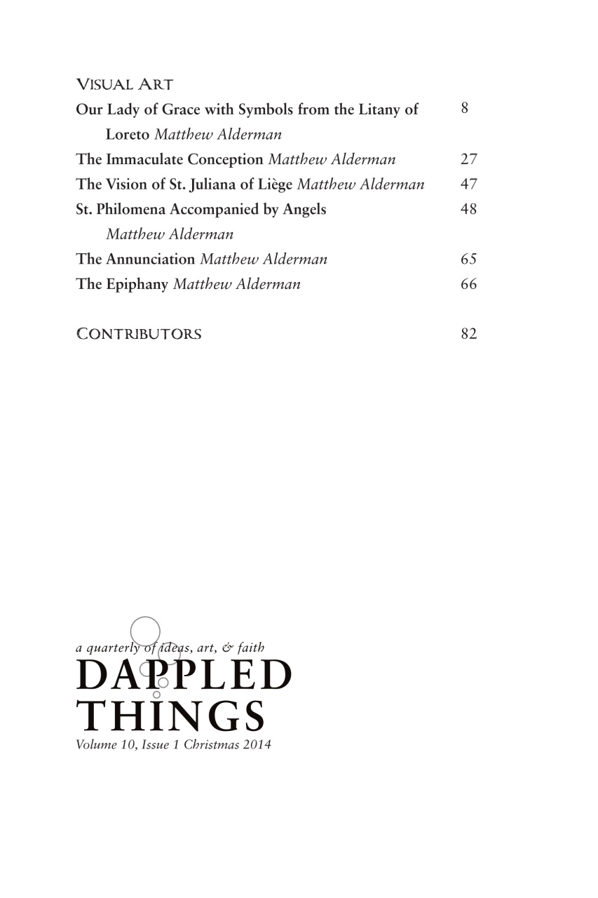 Dappled Things Preview Pages