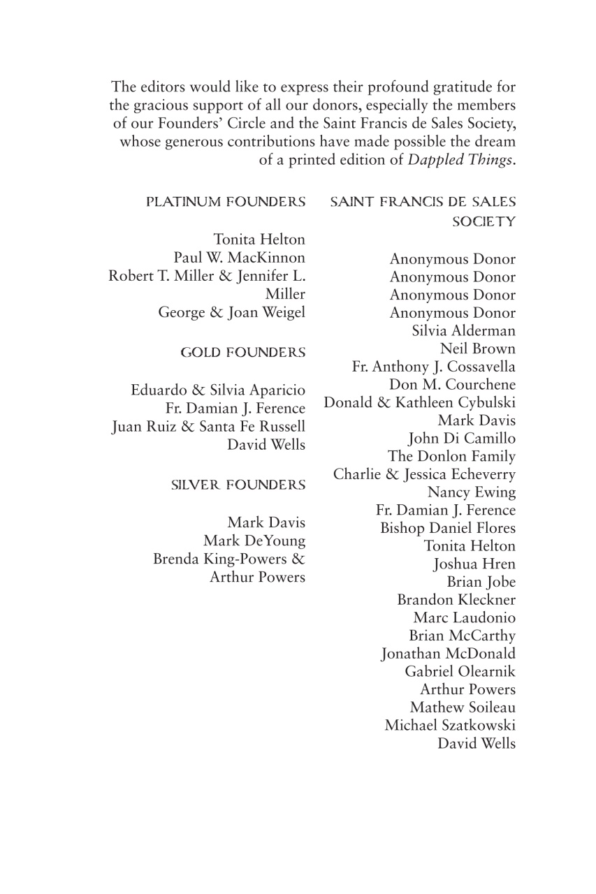 Dappled Things Preview Pages