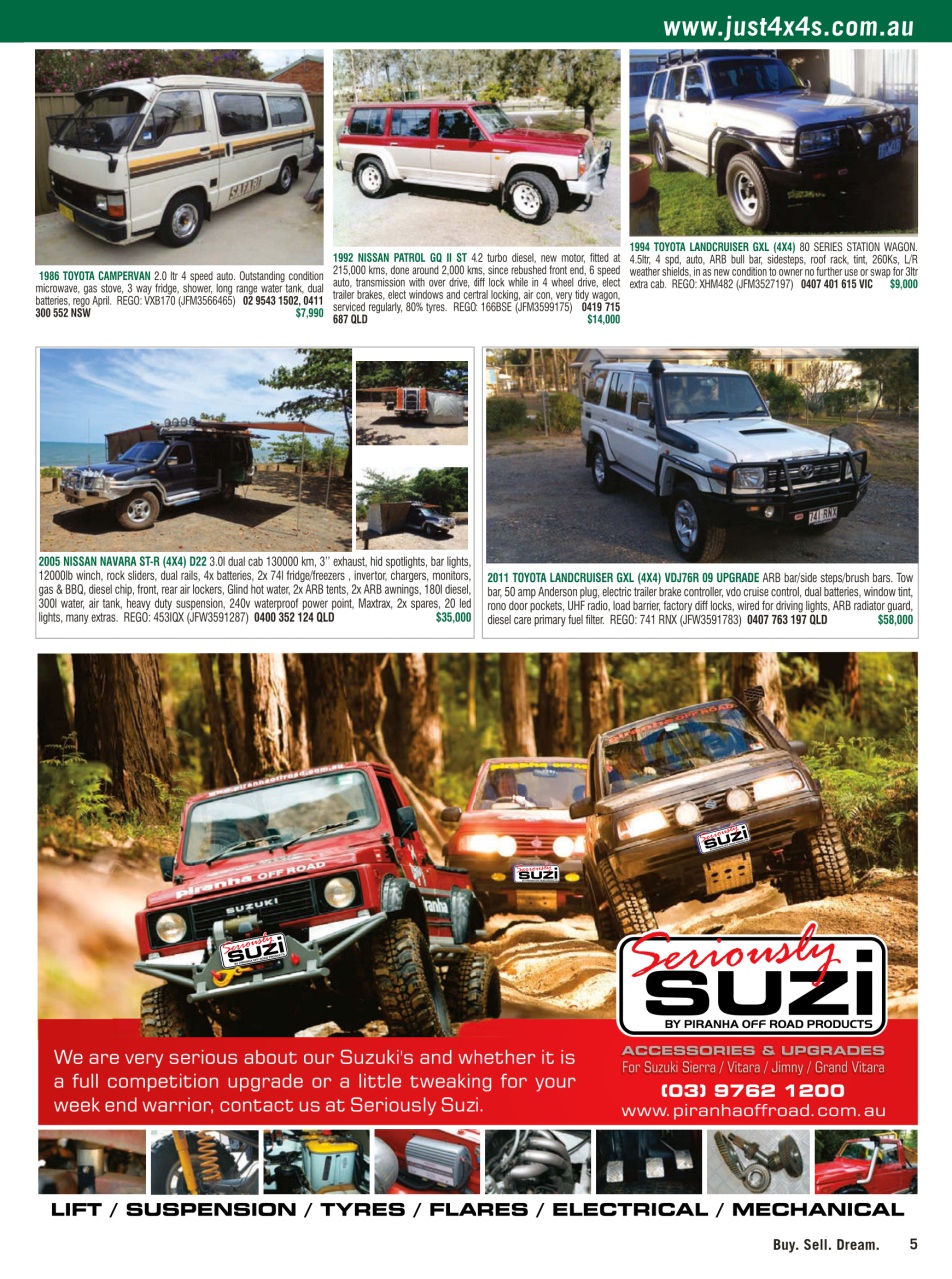 JUST 4X4S Preview Pages