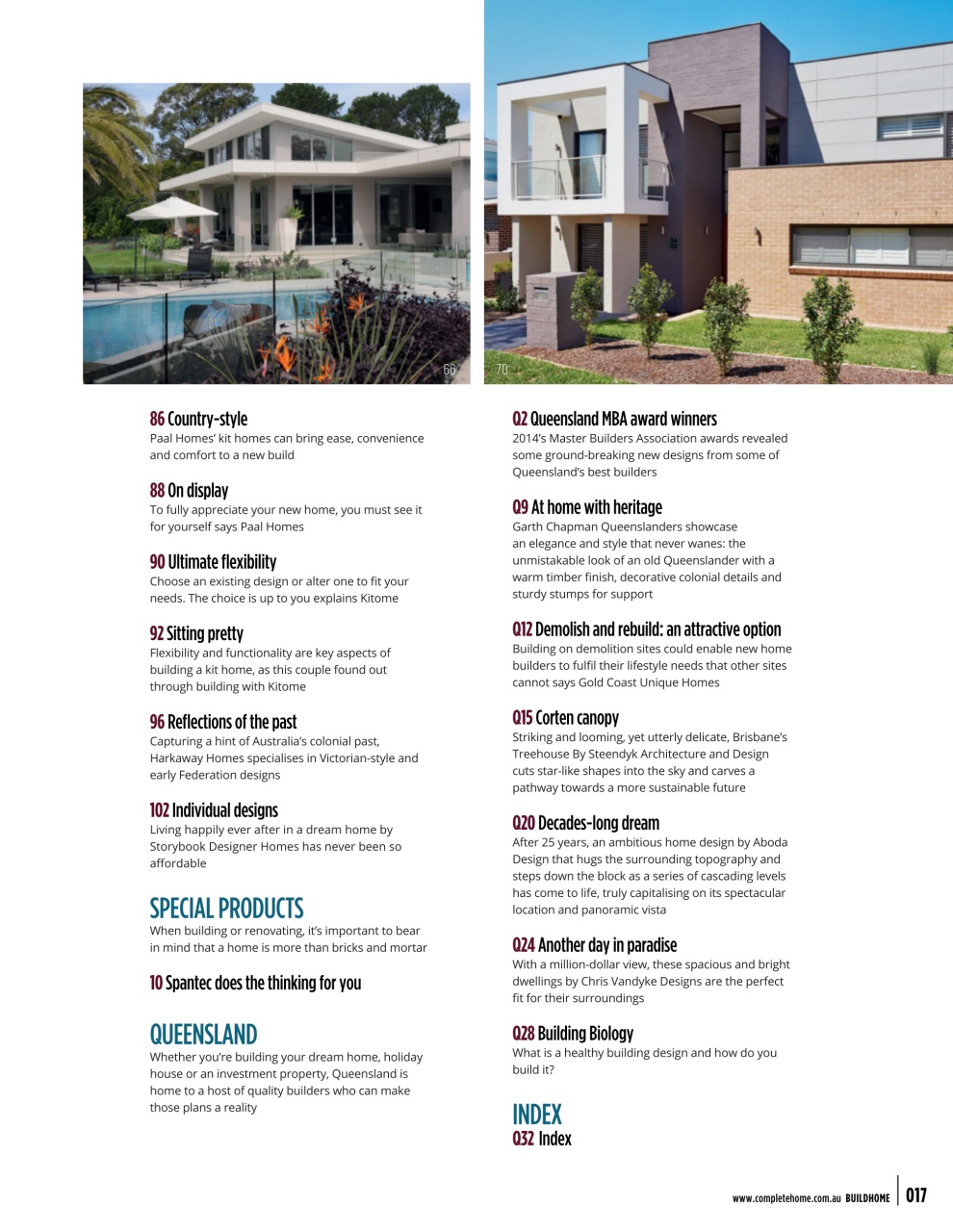 Build Home Preview Pages