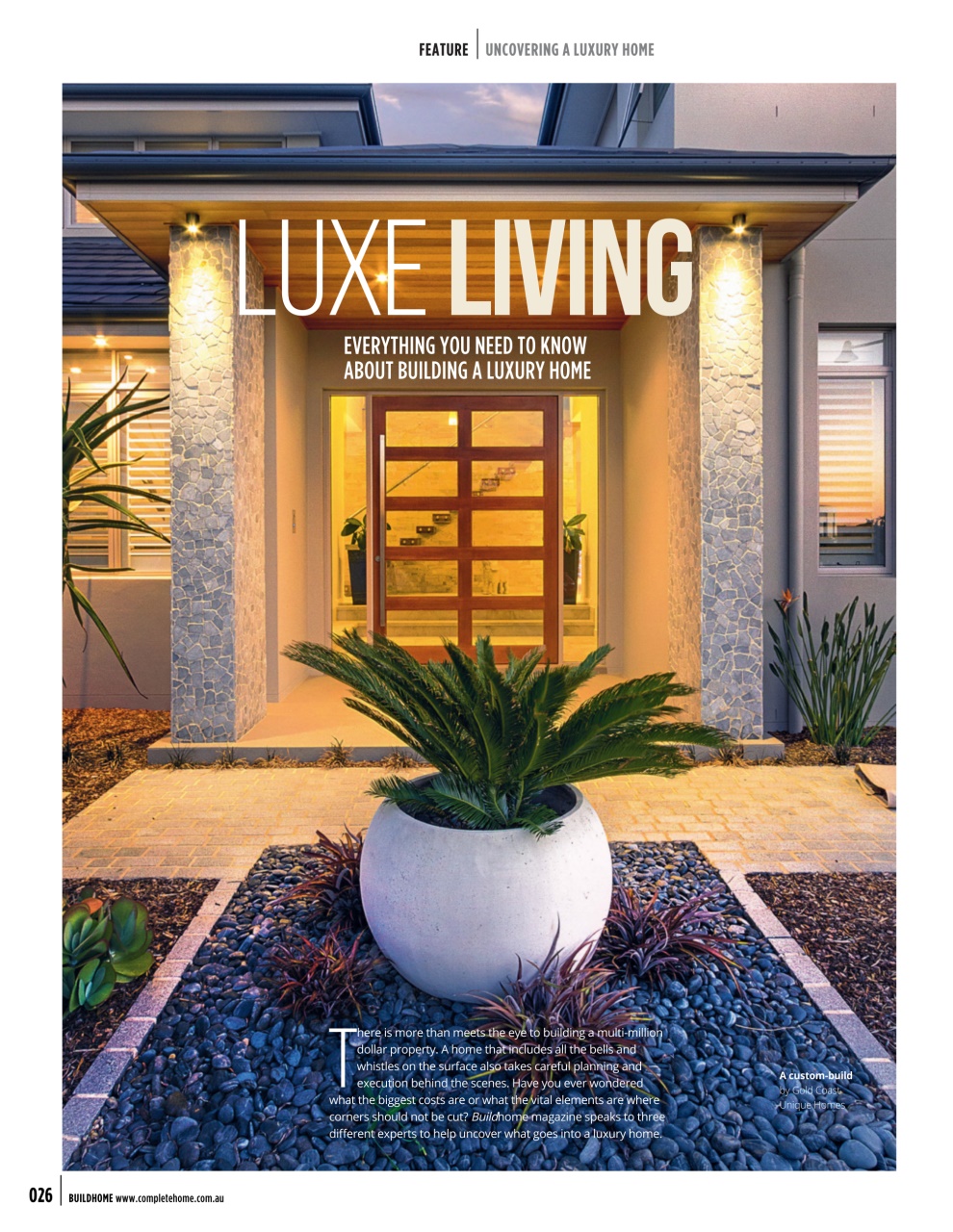 Build Home Preview Pages