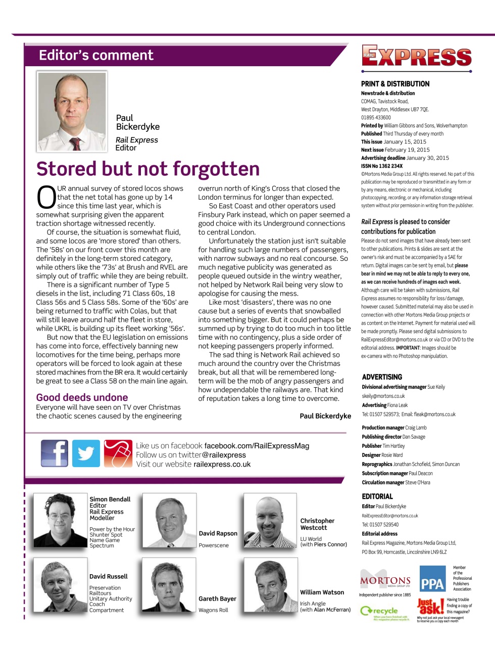 Rail Express Preview Pages