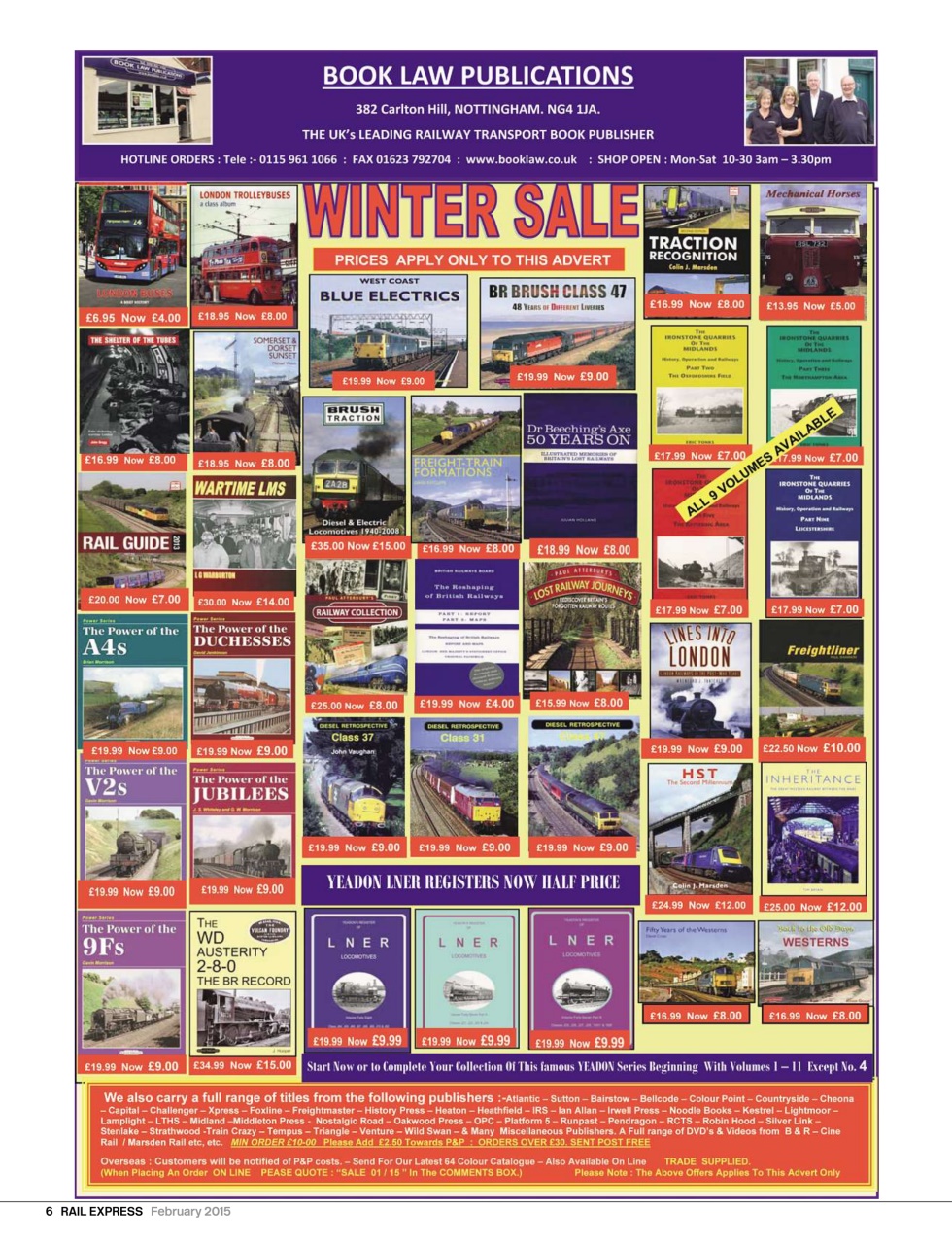 Rail Express Preview Pages