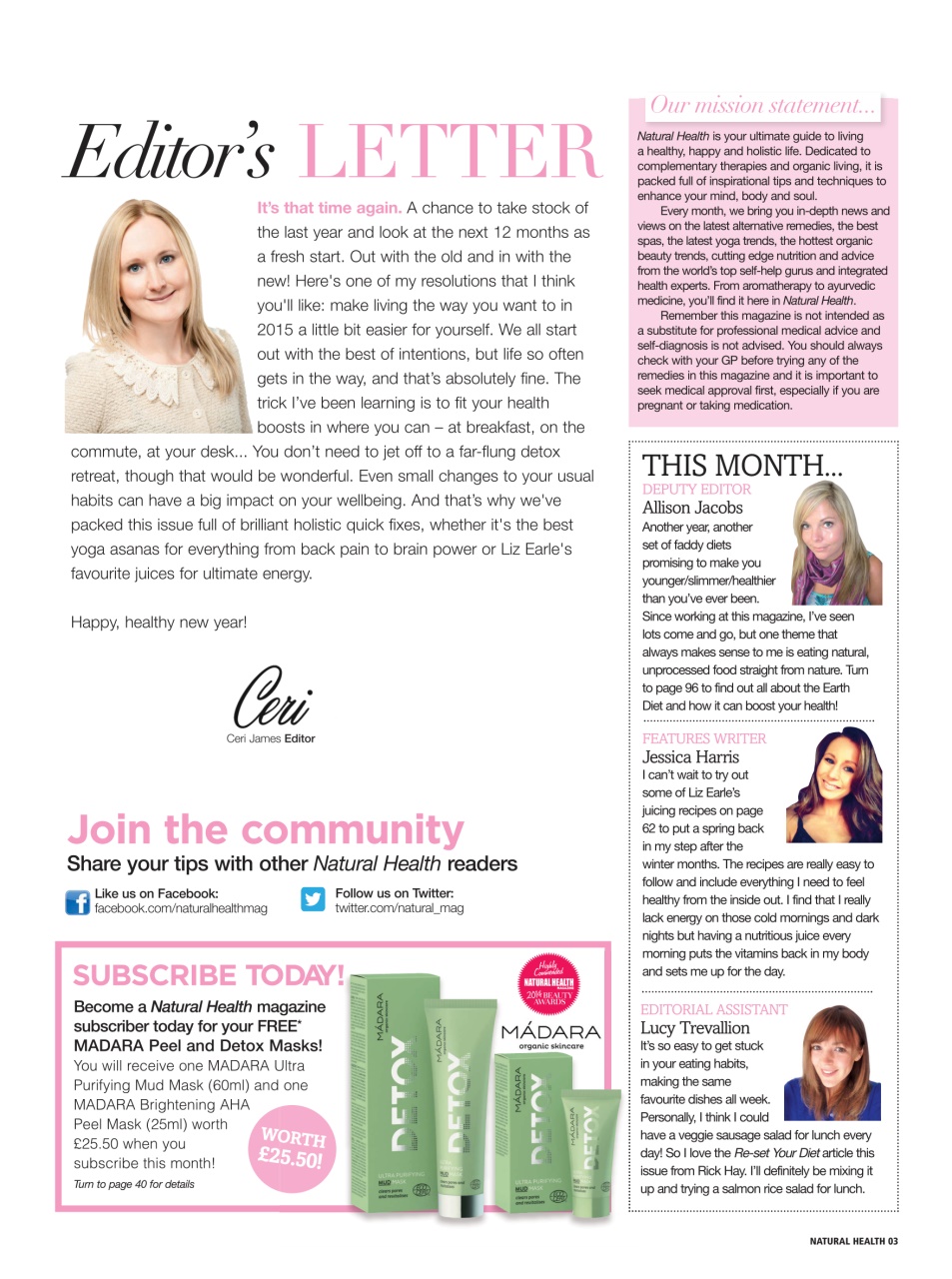 Natural Health Preview Pages