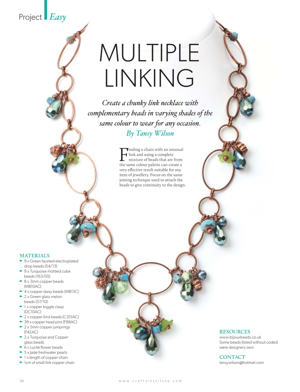 Making Jewellery Preview Pages