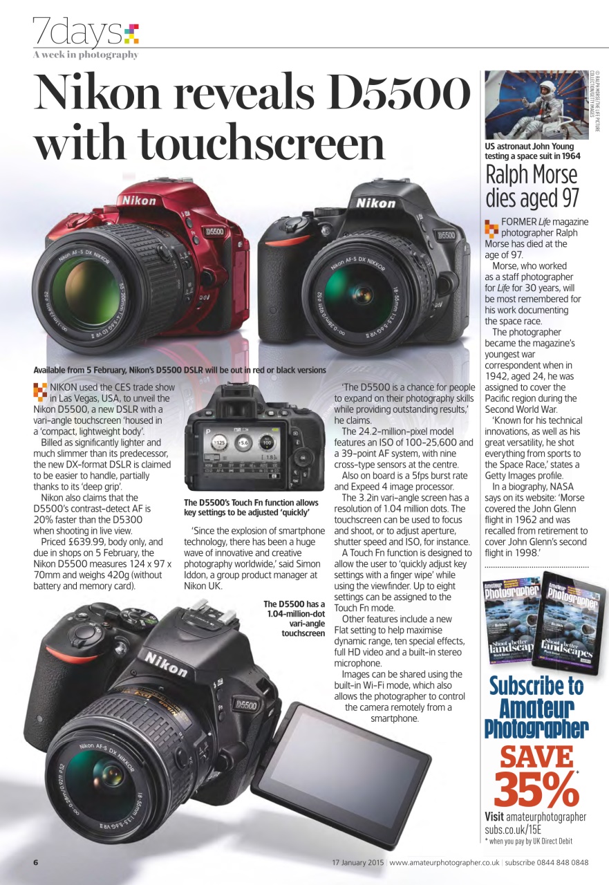 Amateur Photographer Preview Pages