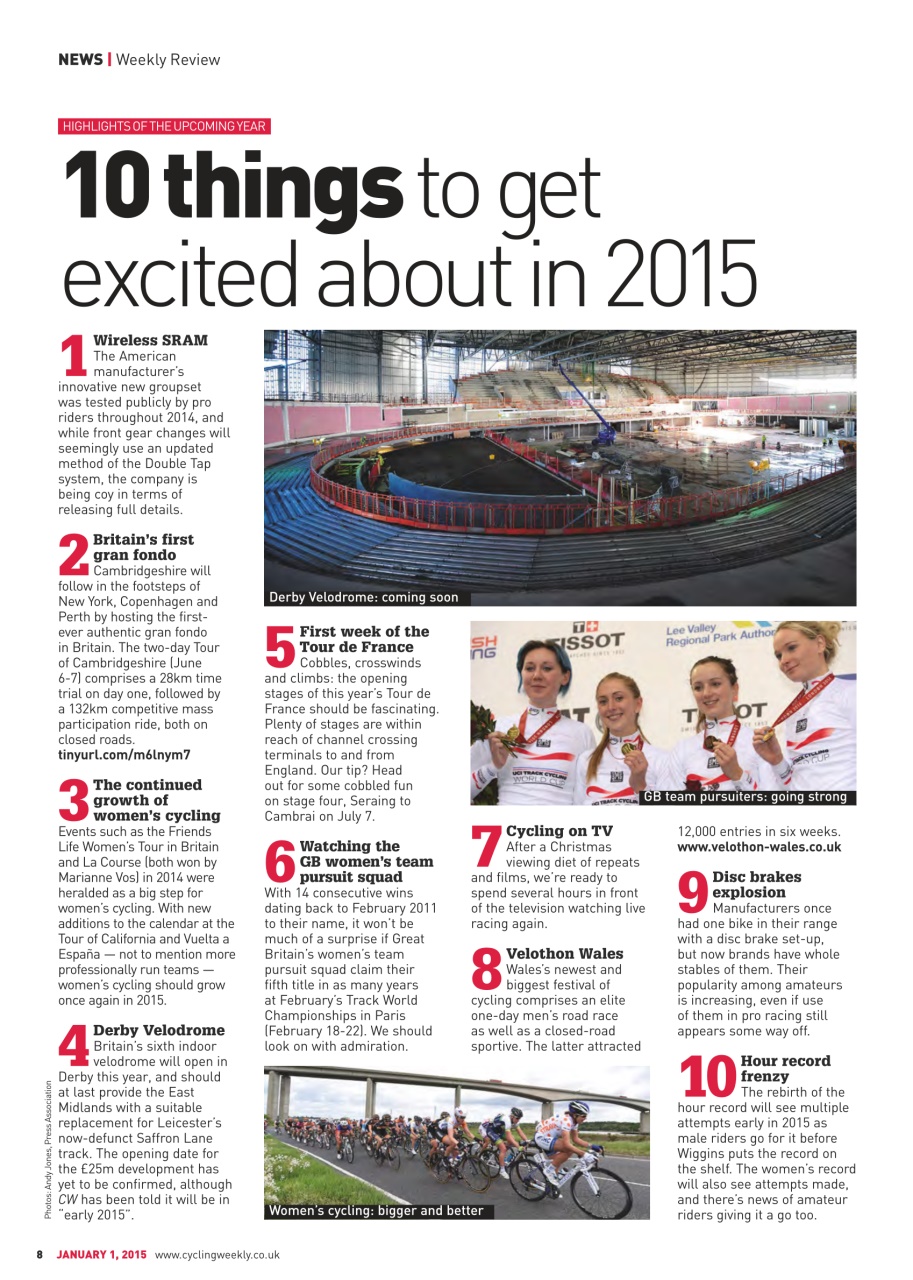 Cycling Weekly Preview Pages