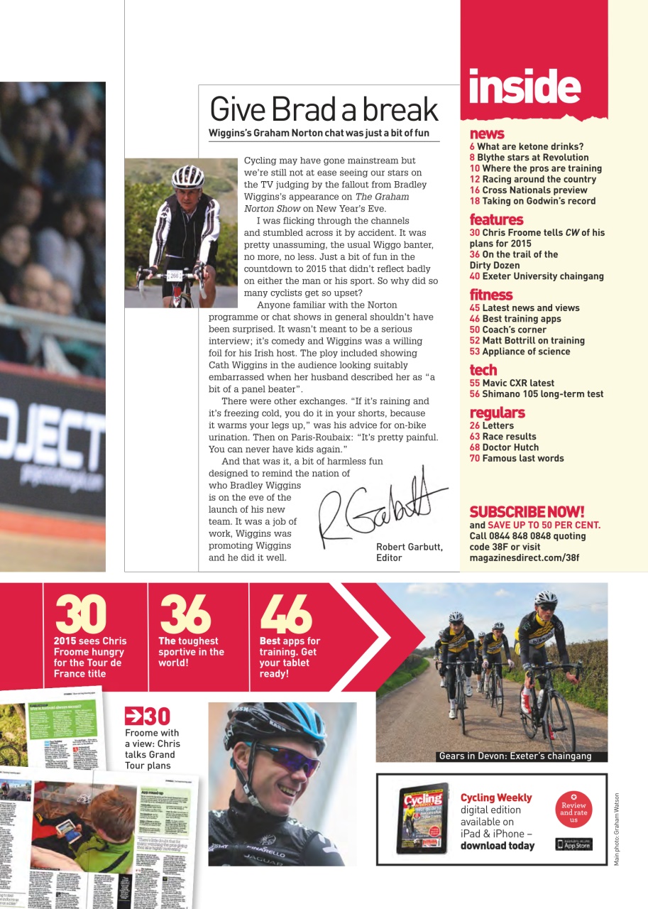 Cycling Weekly Preview Pages