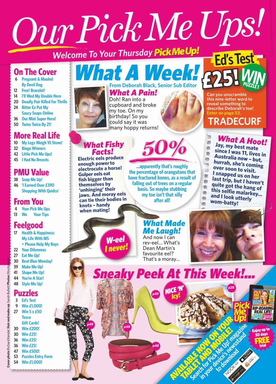 Pick Me Up Preview Pages