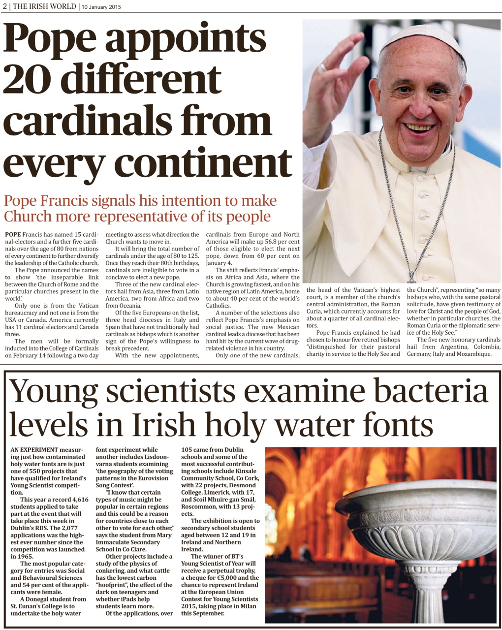 Irish World Preview Pages