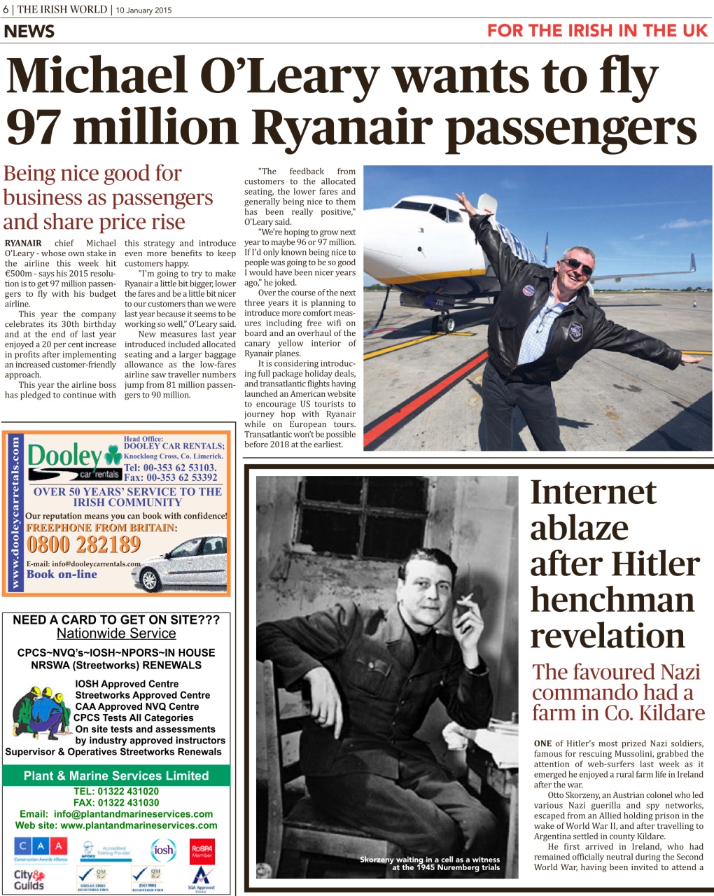 Irish World Preview Pages