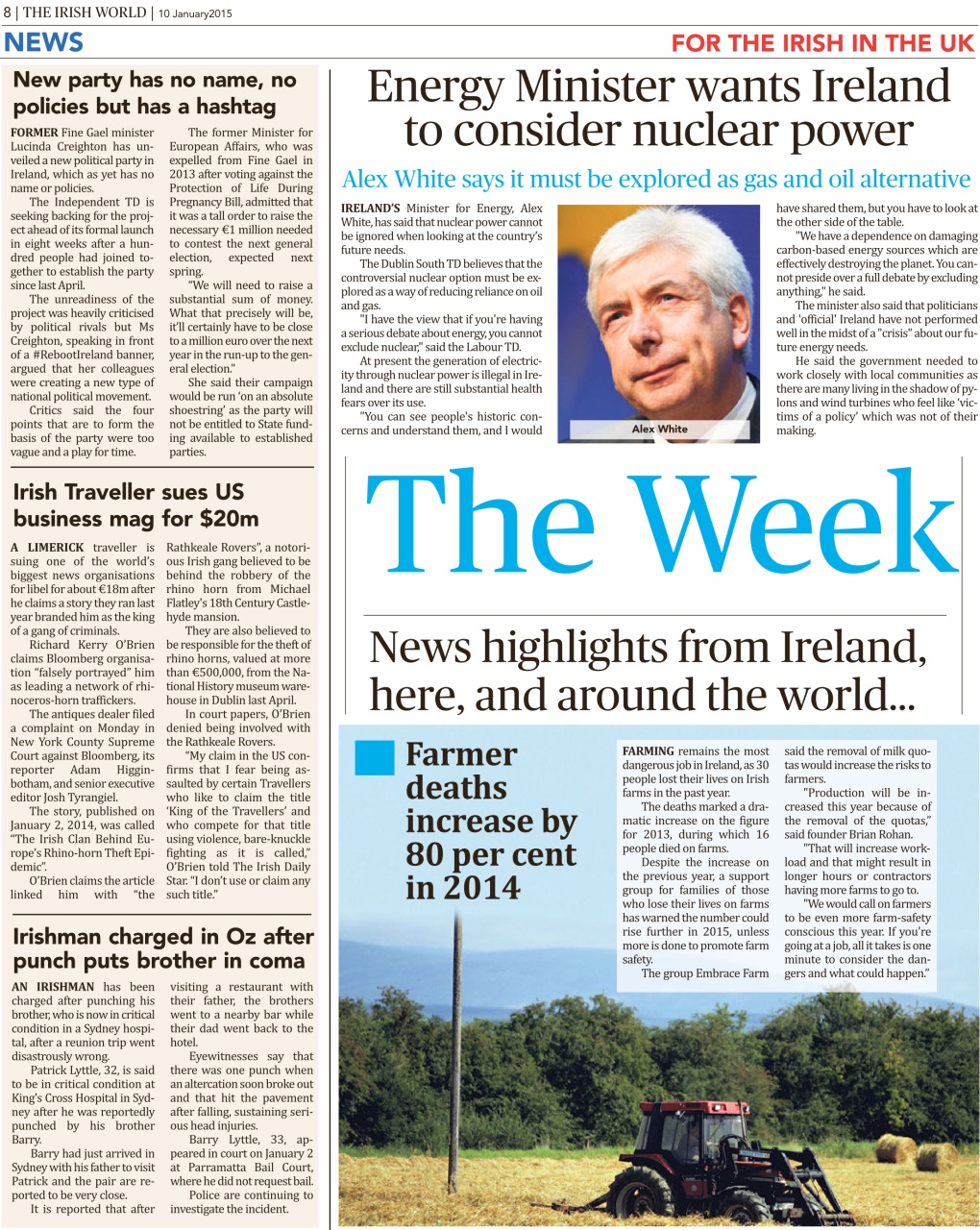 Irish World Preview Pages