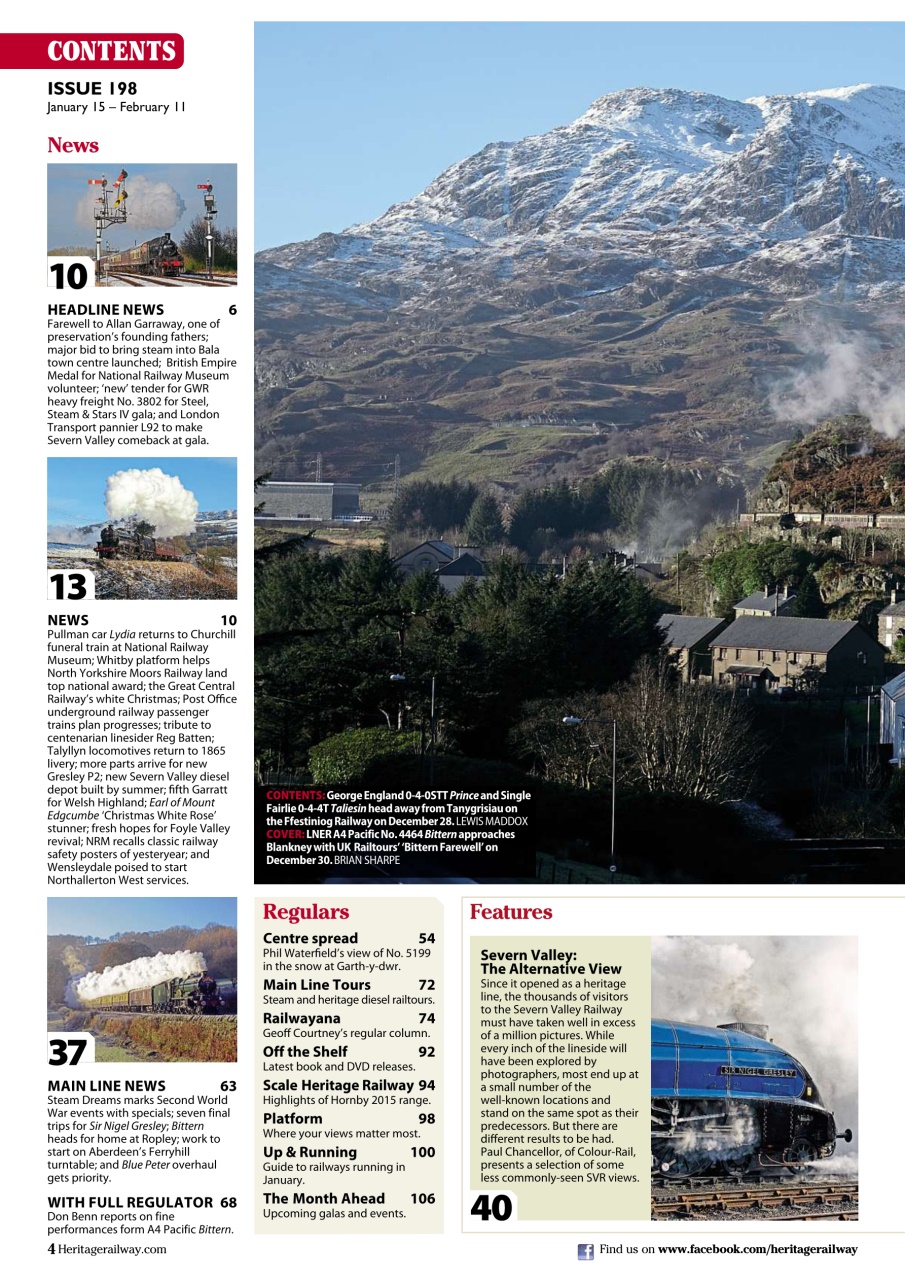 Heritage Railway Preview Pages